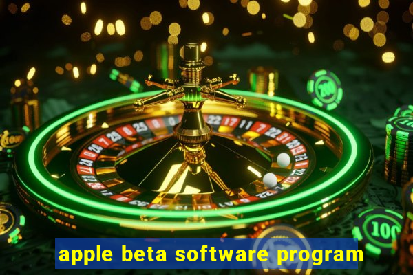 apple beta software program